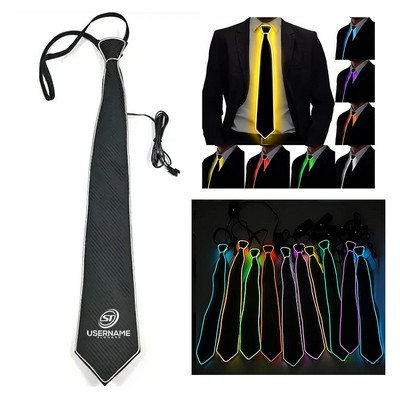 LED Light up Neckties Luminous Colorful Tie