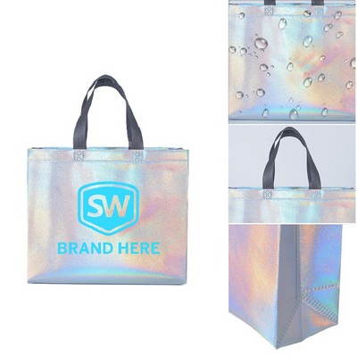 Glossy Waterproof Non Woven Tote Bag