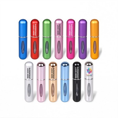 5ml Aluminum Refillable Perfume Atomizer Spray Bottle