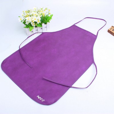17.7" x 25.6" Non Woven Aprons Unisex Cooking Painting Aprons for Adults