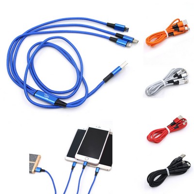 Multi-Function Braided Charging Cord