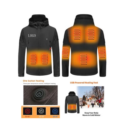 Thickened Heated Winter Outdoor Jacket