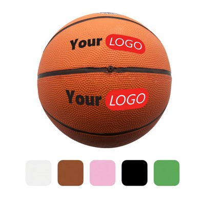 7" Kids Rubber Basketball