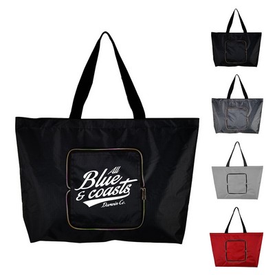 Eco-Friendly Folding Oxford Grocery Tote Bag