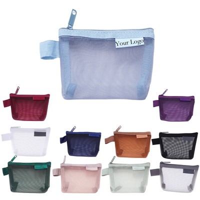 Three Dimensional Mesh Coin Purse