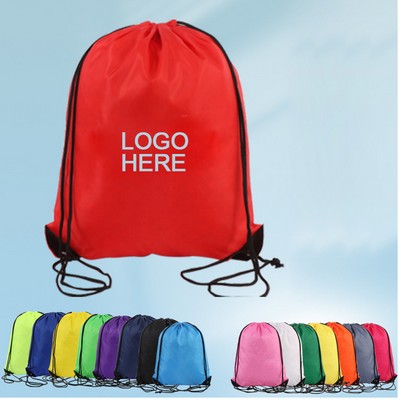 Nylon Drawstring Backpack