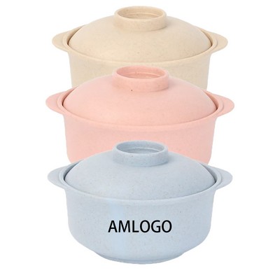 Eco-Friendly Wheat Straw Fiber Bowl