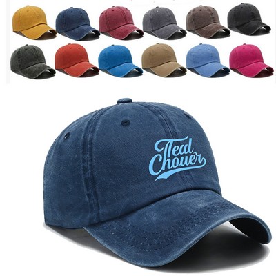 Washed Cotton Baseball Cap
