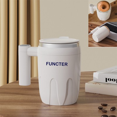 400 ml Mixing Cup 304 Stainless Steel Magnetization Cup Automatic Magnetic Cup Portable Coffee Cup