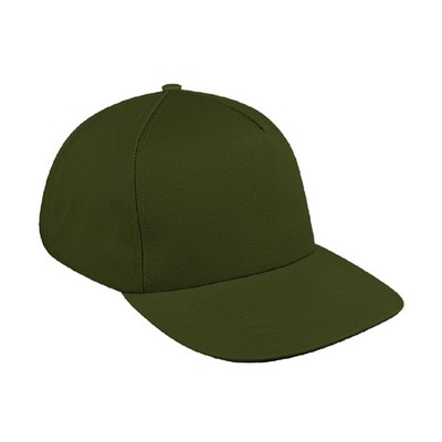 Solid Color Twill Self Strap Skate Hat