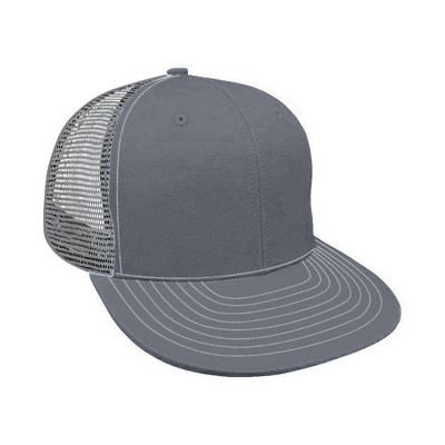 Meshback Dad Cap Snapback USA Made / Union-Contrast Back