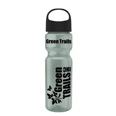 Garyline® Champ Recycled Bottle with Oval Crest Lid - 28 oz.
