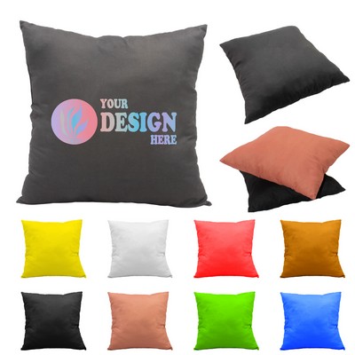 Custom Peach Skin Fabric Pillow