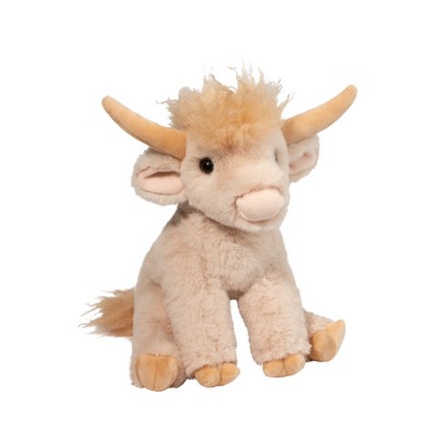 Laddie Cream Highland Cow Soft Stuffed Animal