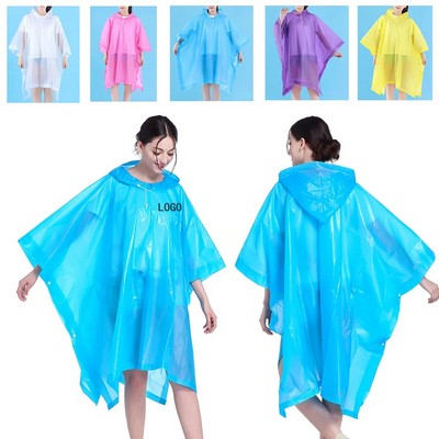 Disposable Adult PEVA Poncho