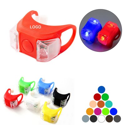 Silicone LED Bicycle Frog Safety Light