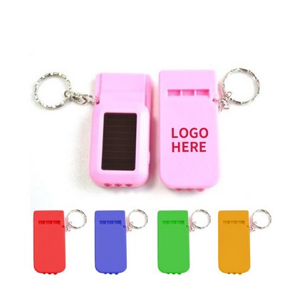 Eco-Friendly Solar Whistle Keychain