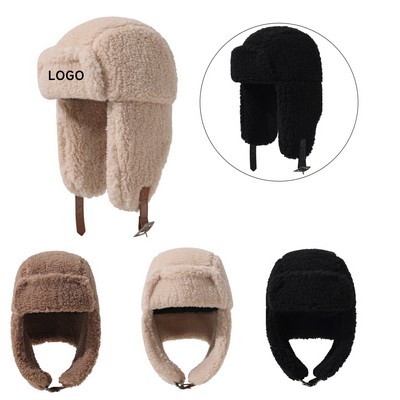 Trooper Trapper Bomber Plush Pilot Hat