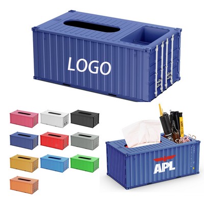 Creative Container Model Tissue Dispenser Pencil Holder