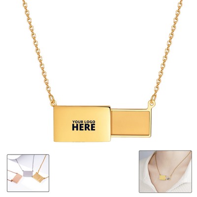 Custom Engraving Photo Locket Necklace