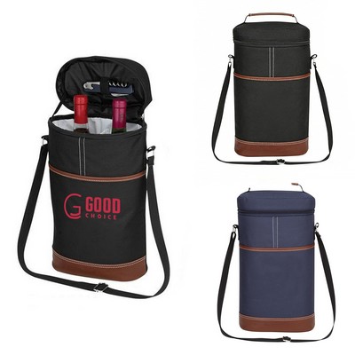 Insulated Double Wine Cooler Bag