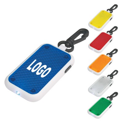 Safety Warning Reflective Light With Carabiner Clip