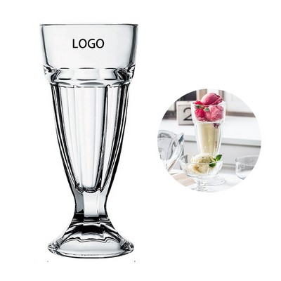 10oz Footed Milkshake Glasses
