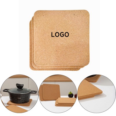 Square Absorbent Cork Coasters