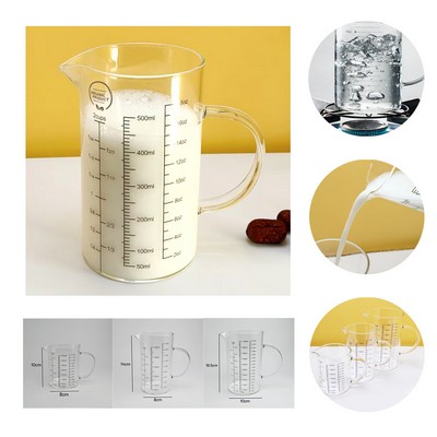 Borosilicate Glass Measuring Cup
