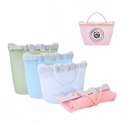 Reusable Silicone Food Storage Bag, Microwave Safe