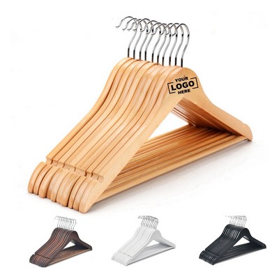 Solid Wood No-Slip Seamless Hanger