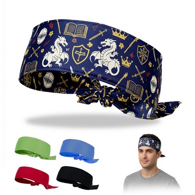 Custom Sublimated Sports Tieback Headband