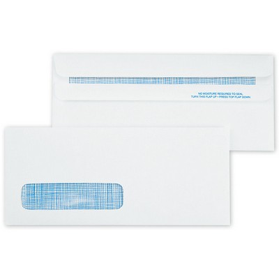 Single Window Envelopes - Confidential, Blue Tint, 2 Flaps (Imprinted)