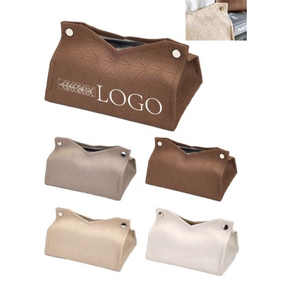 Nordic INS Style PU Leather Tissue Box For Living Room