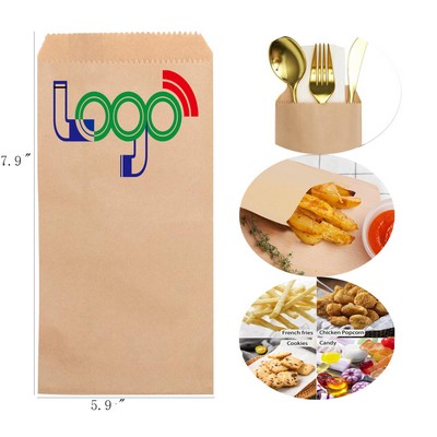 Brown Flat Favor Paper Bag