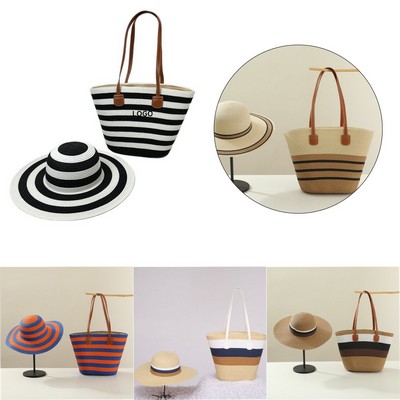 Sunshine Straw Hat & Tote Bundle