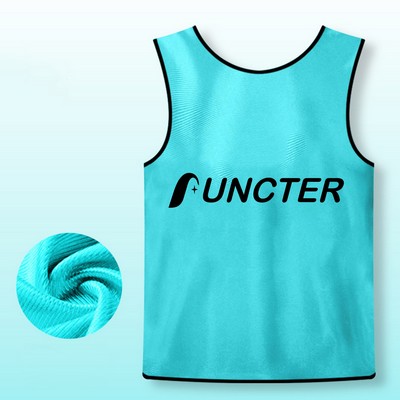 Scrimmage Practice Vests Soccer Basketball Jersey for Teen/Adult-L