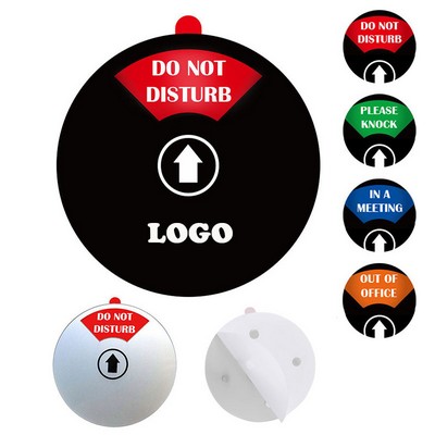 5" Round Acrylic Magnetic Office Door Sign Wheel