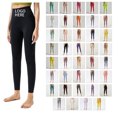 Seamless High Waist Sports Legging Pants For Women's