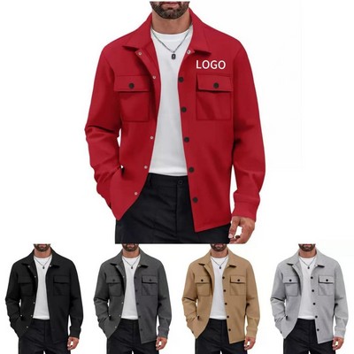 Workwear Retro Collar Jacket