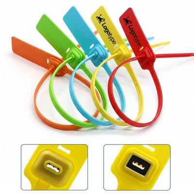 Disposable Plastic Seal Self Locking Tag