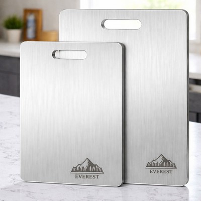 Multi-Size Stainless Steel Kitchen Cutting Board