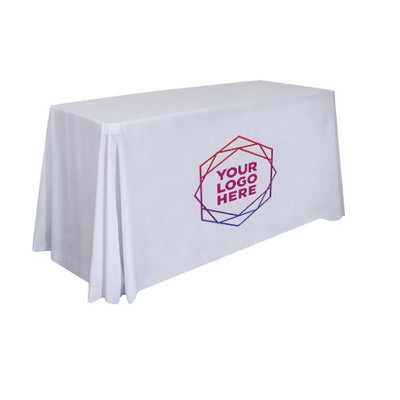 4' Wrinkle-Free Scuba Table Throw - Full Color Digital Transfer
