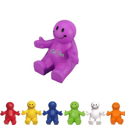 4" Squeezable Smile Phone Holder