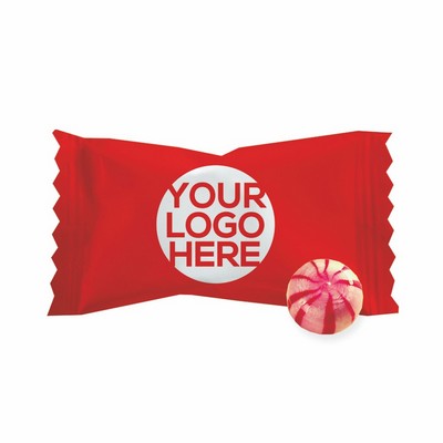 Hard Cinnamon Ball Candy - Custom Wrapper