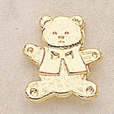 Teddy Bear Marken Design Cast Lapel Pin (Up to 3/4")