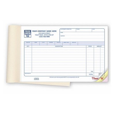 Sales Books - Classic Collection™, Large, Horizontal (3 Part)