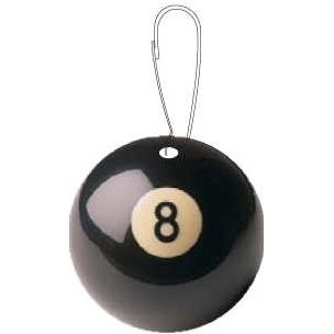 8 Ball Zipper Pull
