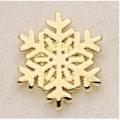 Snowflake Marken Design Cast Lapel Pin (Up to 5/8")
