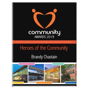 Medium PhotoImage® Straight Edge Spectra Lite Plaque